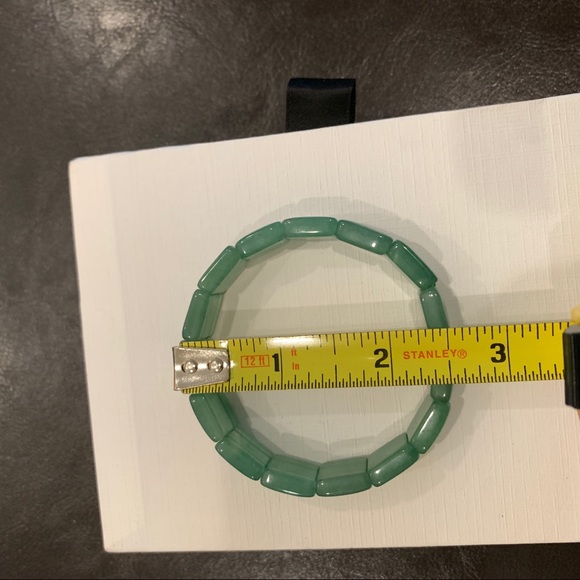 Green Aventurine Stones elastic bracelet. - Picture 7 of 7